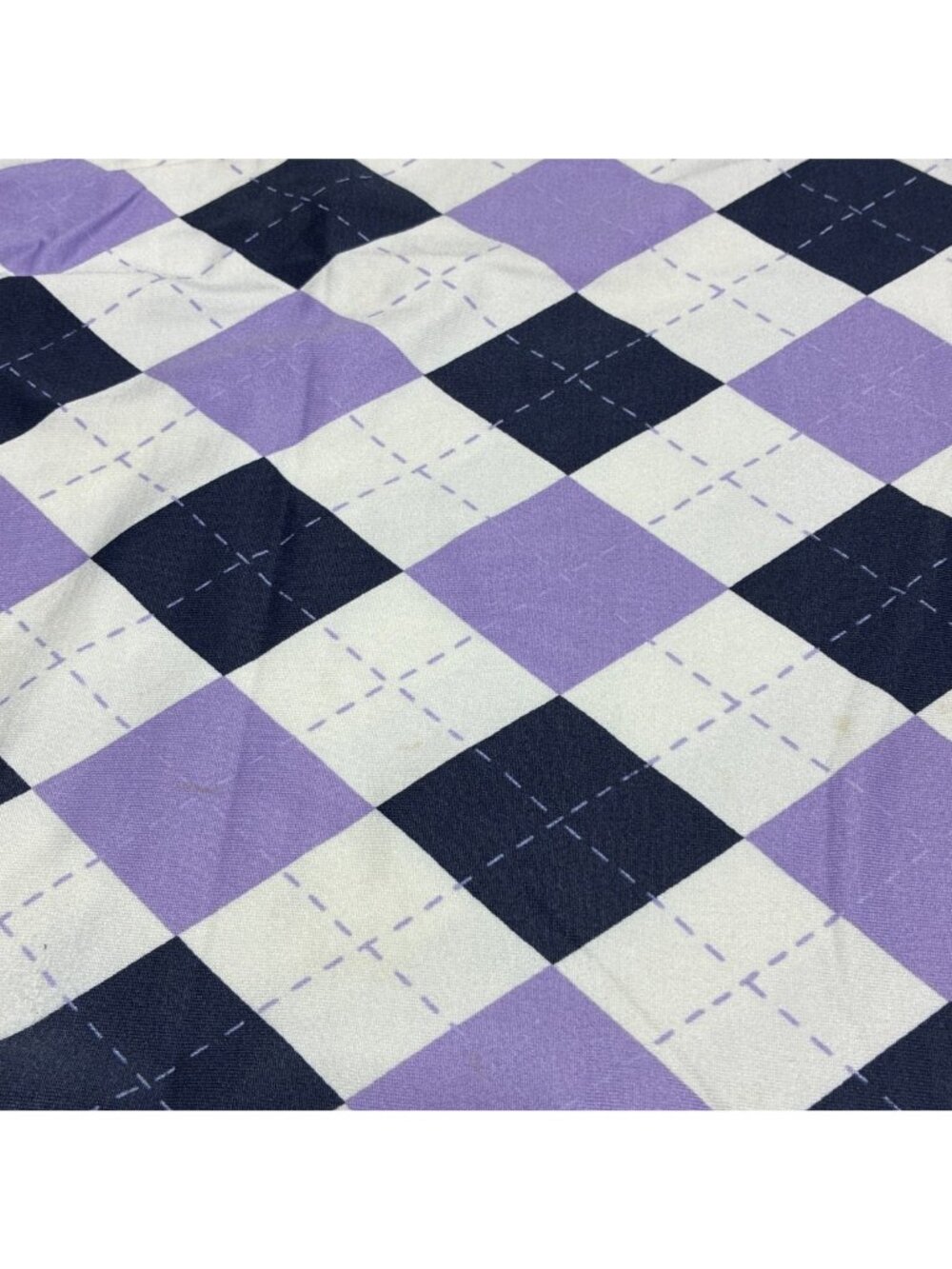 Vintage Wimbledon Argyle Tennis Skirt Skort Womens XL Purple Golf Activewear USA